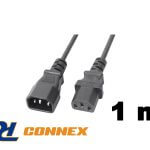 PD Connex CX18 230V tápkábel hosszabbító 1m (IEC C14 – IEC C13)