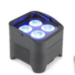 BeamZ BBP94 RGBAW-UV (4x10W) LED DMX akkumulátoros reflektor + IR távirányító