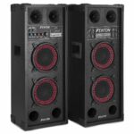 Fenton SPB-206PA 2x300W (2x 6,5″) aktív karaoke hangfal szett