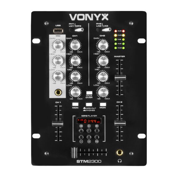 Vonyx STM-2300 2+1 csatornás DJ keverő + USB lejátszó_172740_3