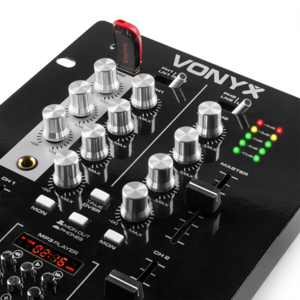 Vonyx STM-2300 2+1 csatornás DJ keverő + USB lejátszó_172740_5
