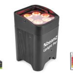 BeamZ BBP96 RGBAW-UV (6x12W) LED (Wi-DMX) akkumulátoros reflektor + IR távirányító
